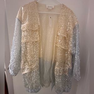 Anthropologie sequin jacket